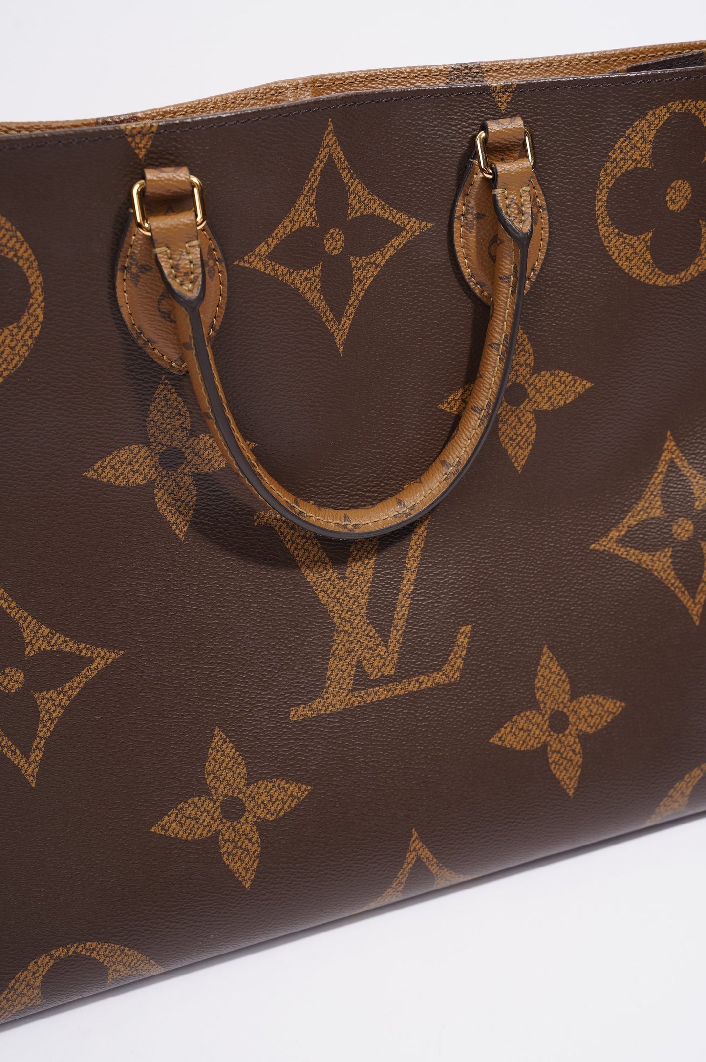 Louis Vuitton Womens On The Go Reverse Monogram Canvas GM