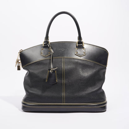 Louis Vuitton Womens Vintage Suhali Lockit Bag Black MM