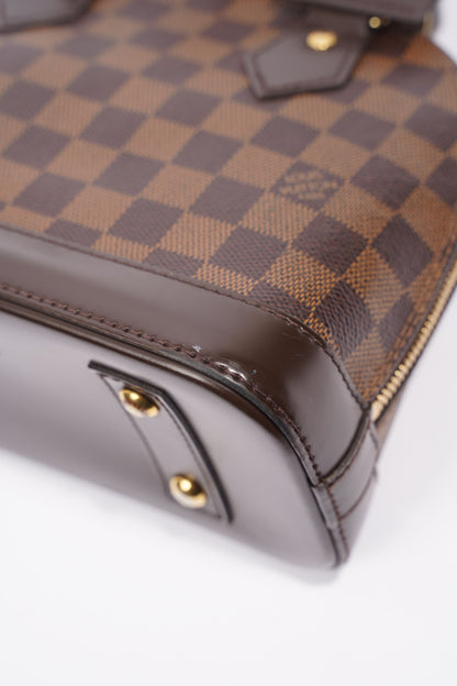 Louis Vuitton Womens Alma Damier Ebene BB