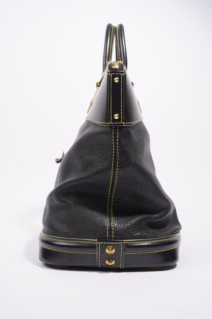 Louis Vuitton Womens Vintage Suhali Lockit Bag Black MM