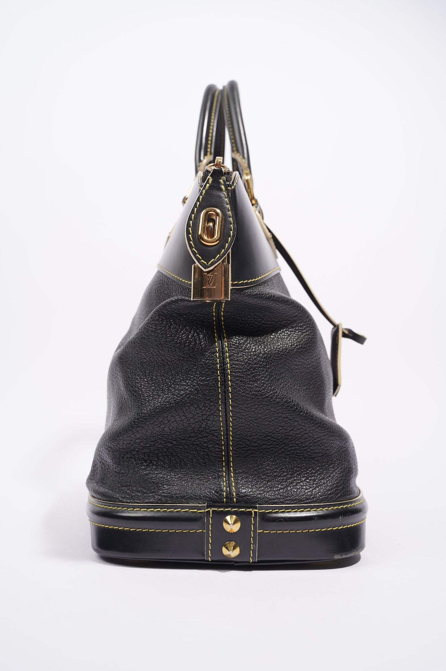 Louis Vuitton Womens Vintage Suhali Lockit Bag Black MM