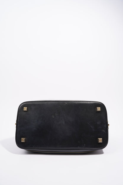 Louis Vuitton Womens Vintage Suhali Lockit Bag Black MM