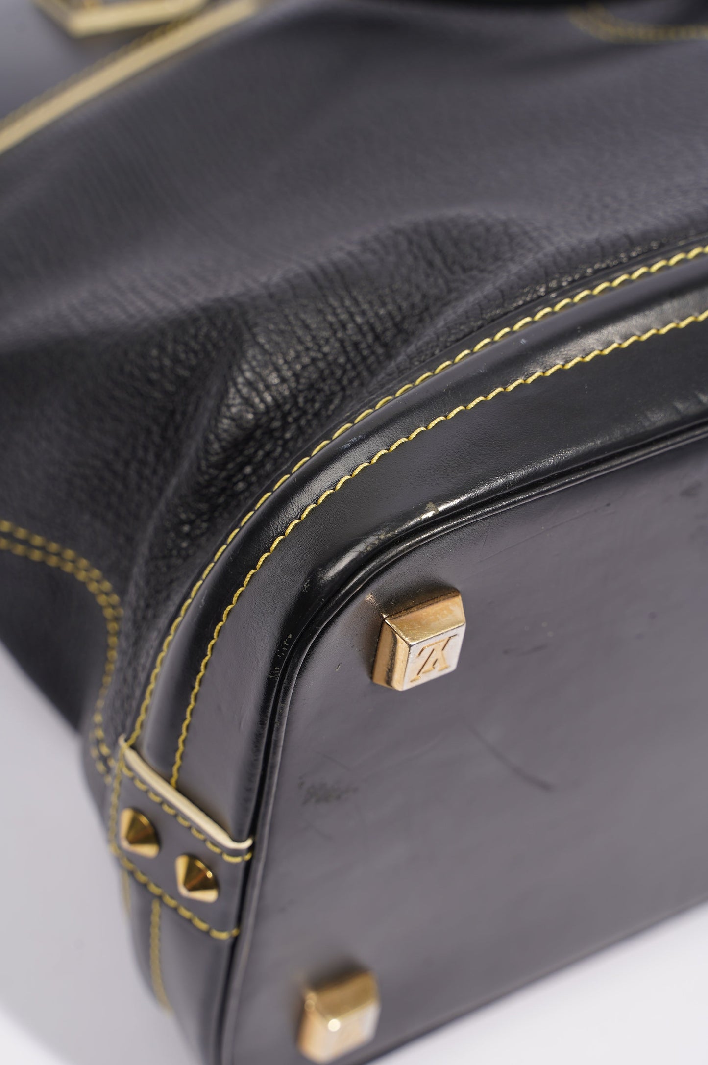 Louis Vuitton Womens Vintage Suhali Lockit Bag Black MM