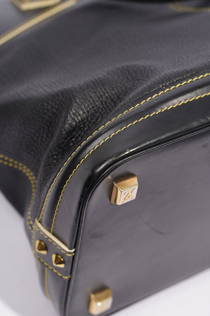 Louis Vuitton Womens Vintage Suhali Lockit Bag Black MM