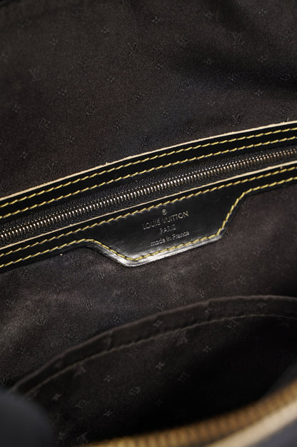 Louis Vuitton Womens Vintage Suhali Lockit Bag Black MM
