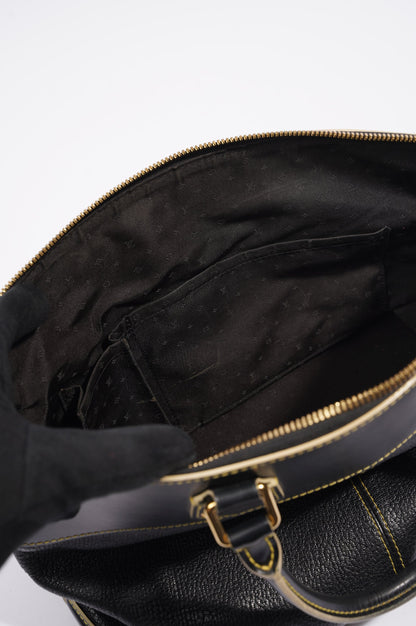 Louis Vuitton Womens Vintage Suhali Lockit Bag Black MM