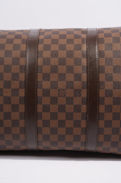 Louis Vuitton Womens Keepall Bandouliere Damier Ebene 55