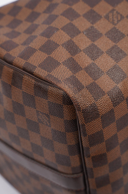 Louis Vuitton Womens Keepall Bandouliere Damier Ebene 55