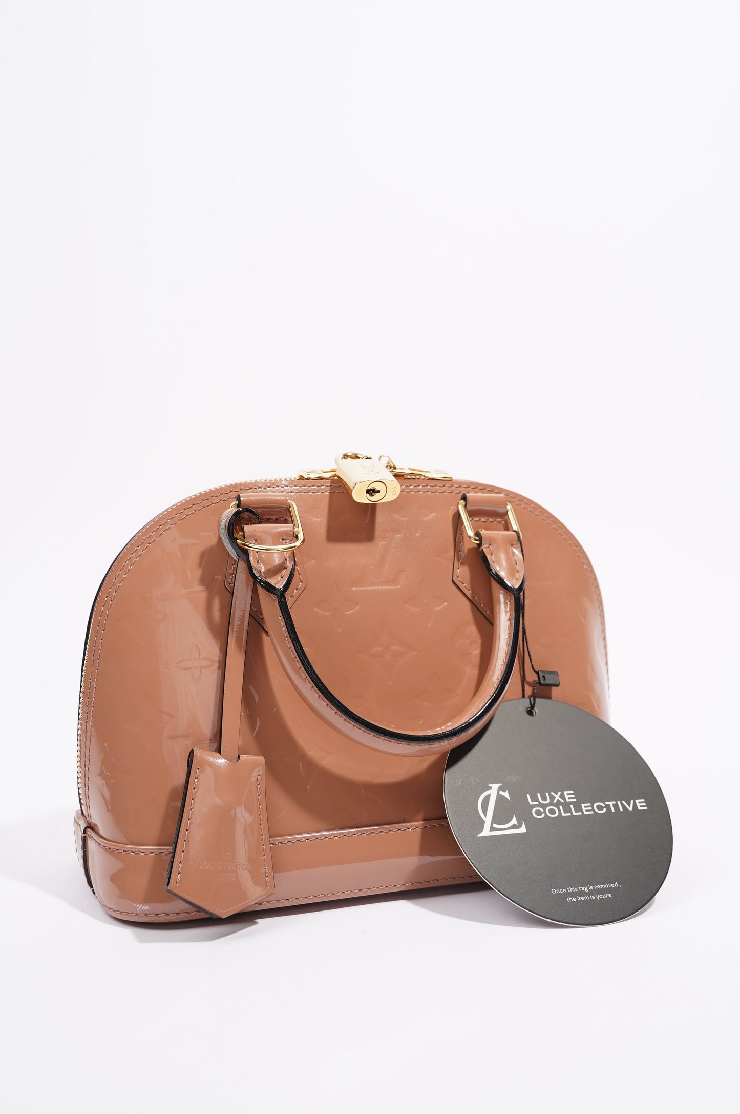Louis Vuitton Womens Alma Rose Vernis BB