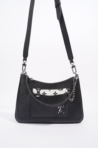 Louis Vuitton Womens Marelle Bag Black Epi Leather