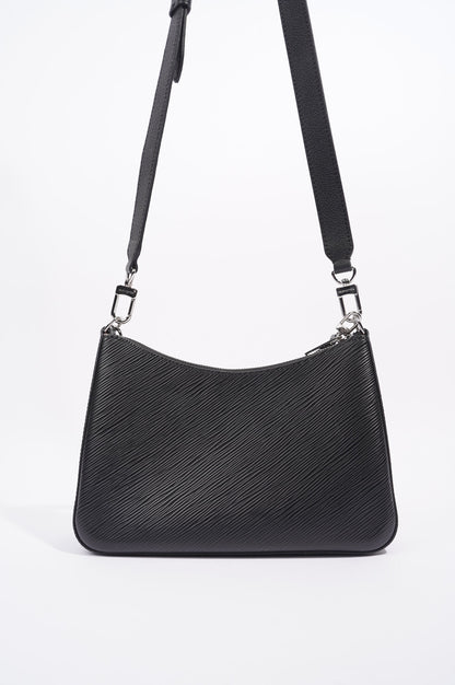 Louis Vuitton Womens Marelle Bag Black Epi Leather