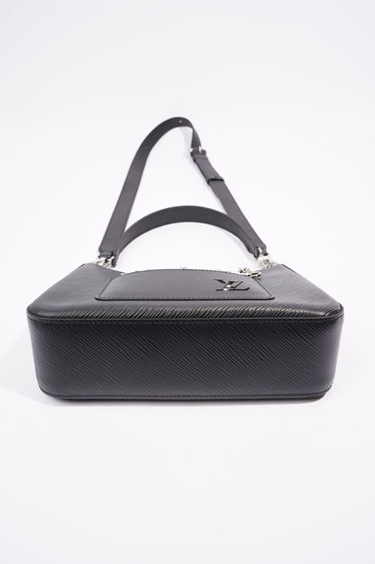 Louis Vuitton Womens Marelle Bag Black Epi Leather