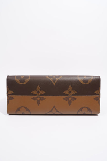 Louis Vuitton Womens On The Go Reverse Monogram Canvas GM
