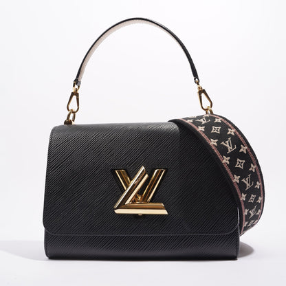 Louis Vuitton Womens Twist Black Epi Leather