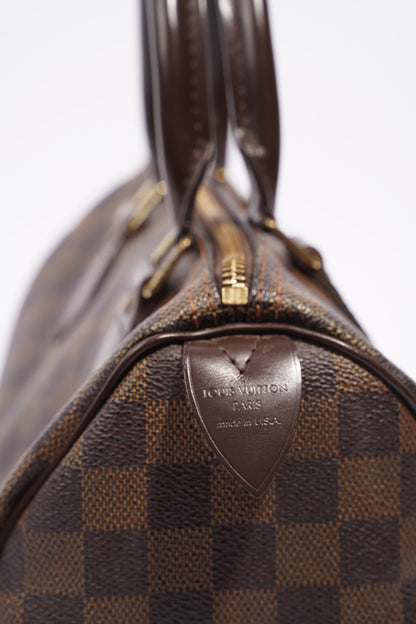 Louis Vuitton Womens Speedy Damier Ebene 25