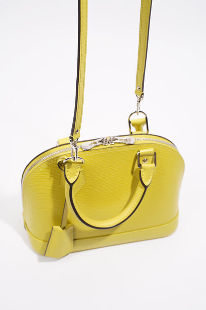 Louis Vuitton Womens Alma Epi Green BB