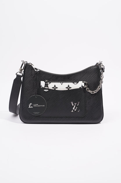 Louis Vuitton Womens Marelle Bag Black Epi Leather