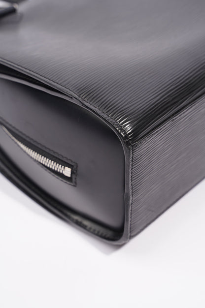 Louis Vuitton Womens Pont Neuf Black Epi Leather
