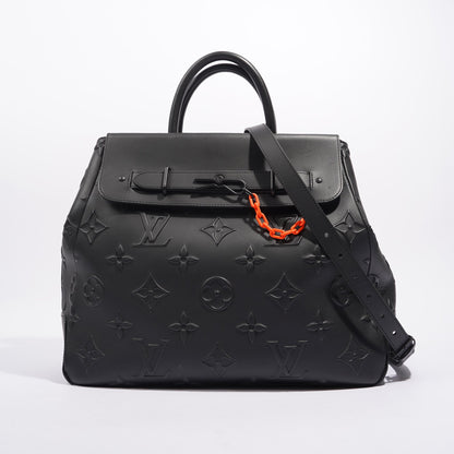 Louis Vuitton Womens Steamer Tote Black