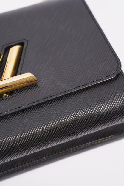 Louis Vuitton Womens Twist Black Epi Leather