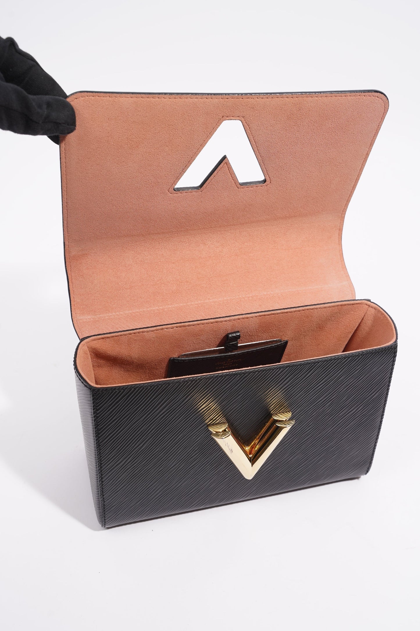 Louis Vuitton Womens Twist Black Epi Leather