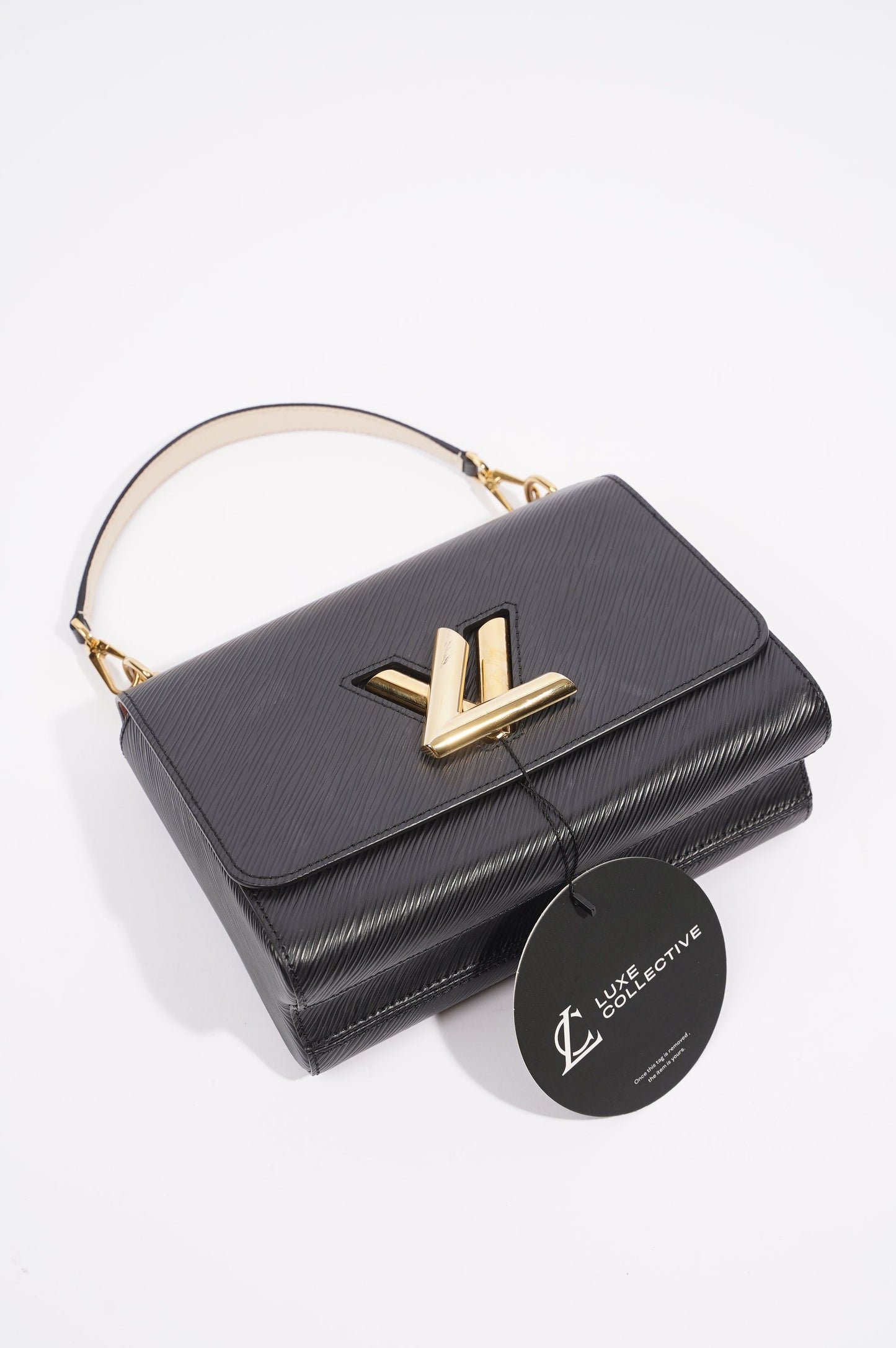 Louis Vuitton Womens Twist Black Epi Leather