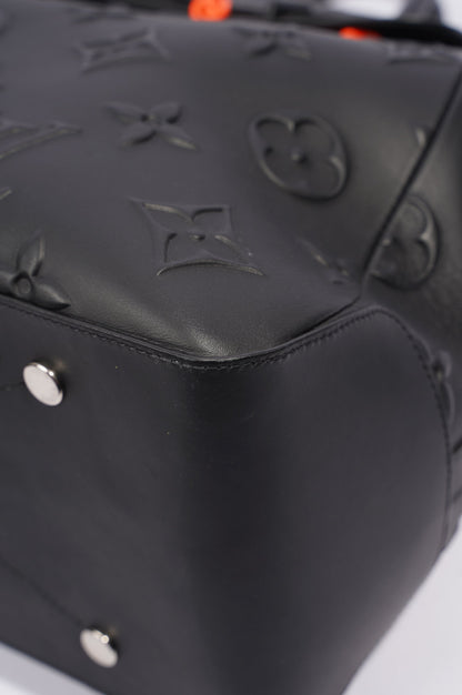 Louis Vuitton Womens Steamer Tote Black