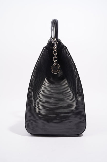 Louis Vuitton Womens Brea Black Epi Leather MM