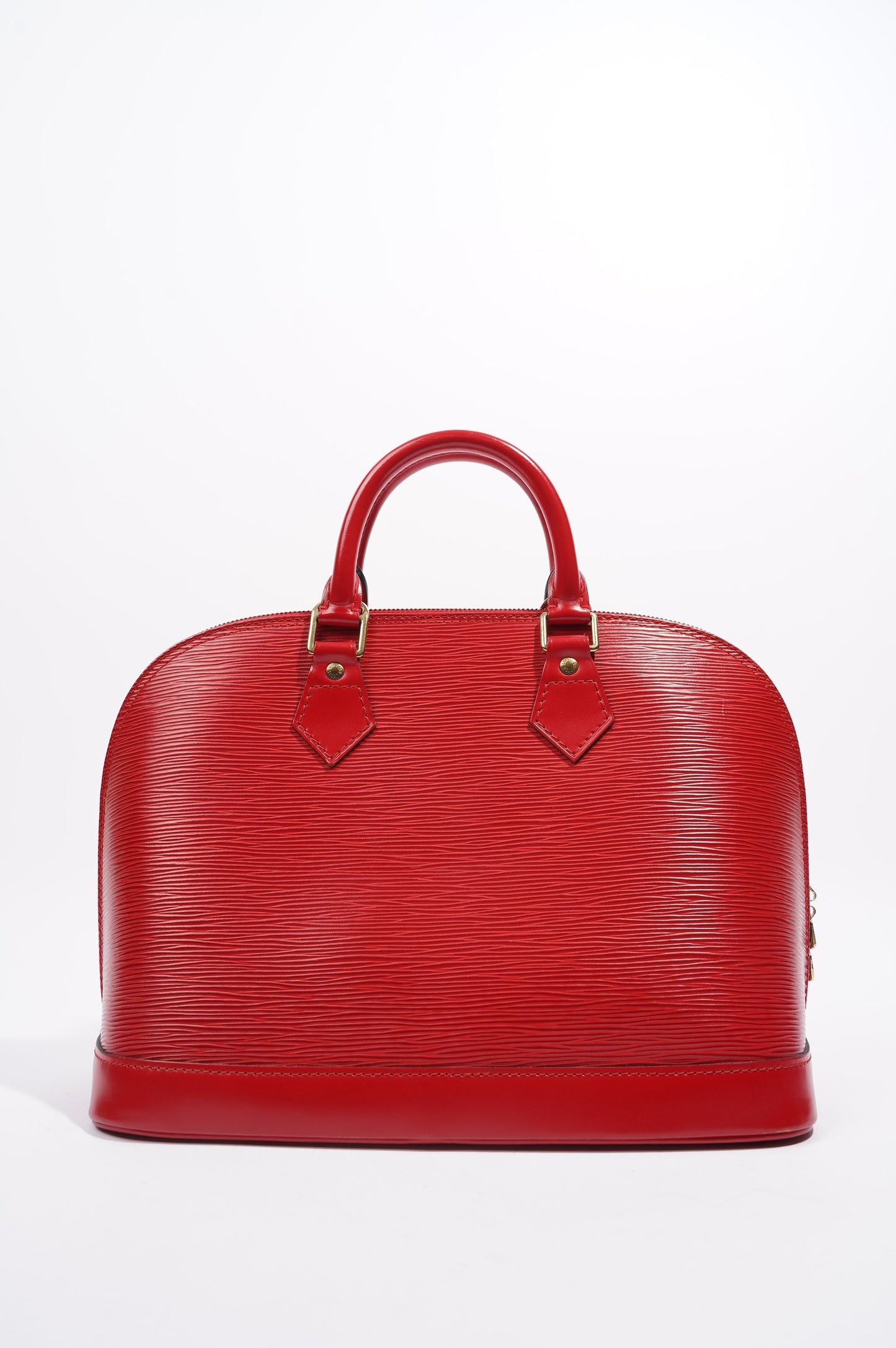 Louis Vuitton Womens Alma Red Epi Leather PM