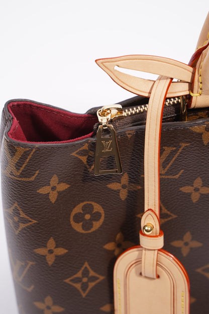 Louis Vuitton Womens Petit Palais Tote Bag Monogram