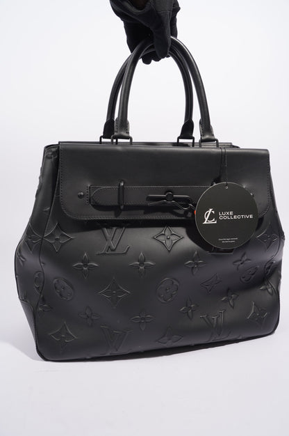 Louis Vuitton Womens Steamer Tote Black