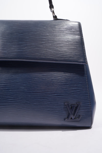 Louis Vuitton Womens Cluny Bag Indigo Epi Leather MM