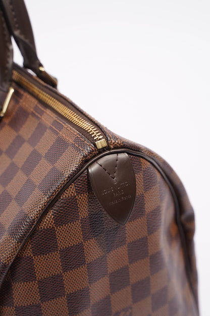 Louis Vuitton Womens Speedy Damier Ebene 35