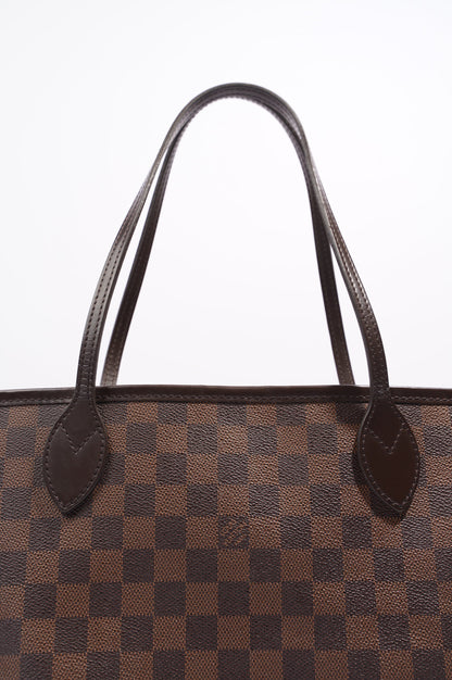 Louis Vuitton Womens Neverfull Damier Ebene MM