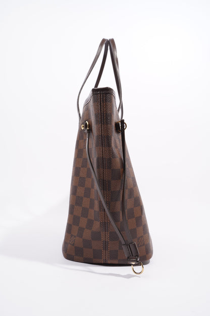 Louis Vuitton Womens Neverfull Damier Ebene MM
