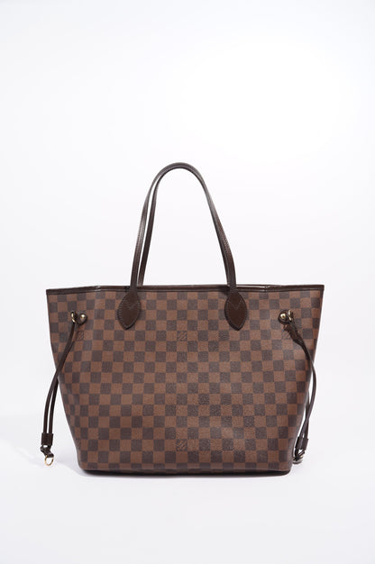 Louis Vuitton Womens Neverfull Damier Ebene MM