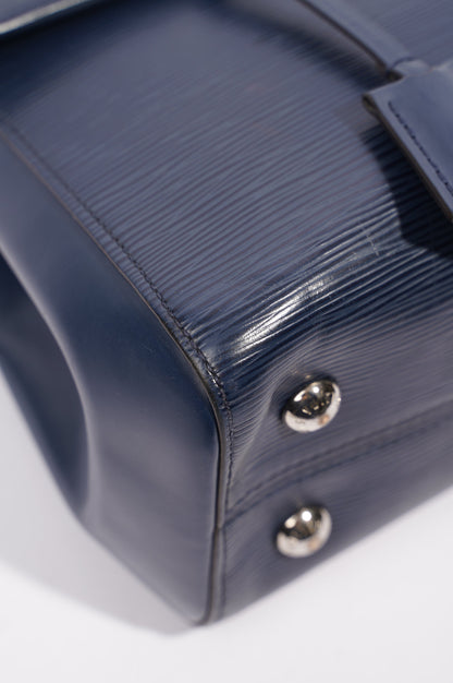 Louis Vuitton Womens Cluny Bag Indigo Epi Leather MM