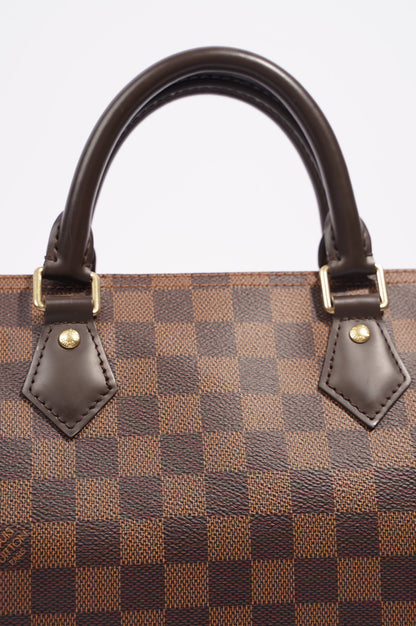 Louis Vuitton Womens Speedy Damier Ebene 35