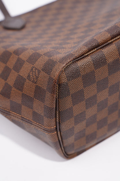 Louis Vuitton Womens Neverfull Damier Ebene MM