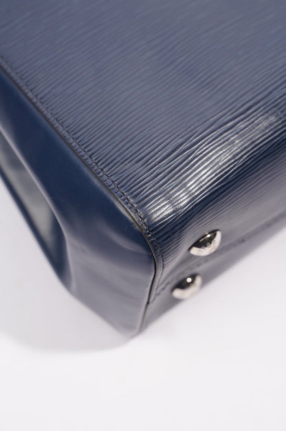Louis Vuitton Womens Cluny Bag Indigo Epi Leather MM