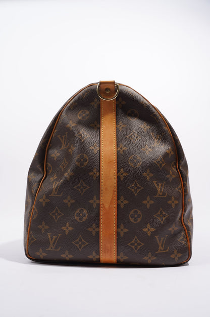 Louis Vuitton Womens Keepall Bandouliere Monogram 55