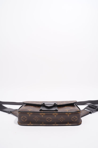 Louis Vuitton Mens S Lock Sling Bag Monogram Canvas
