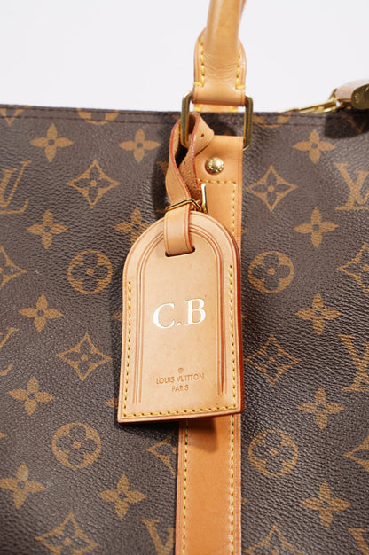 Louis Vuitton Womens Keepall Bandouliere Monogram 55