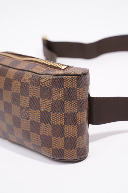 Louis Vuitton Womens Vintage Geronimos Damier Ebene