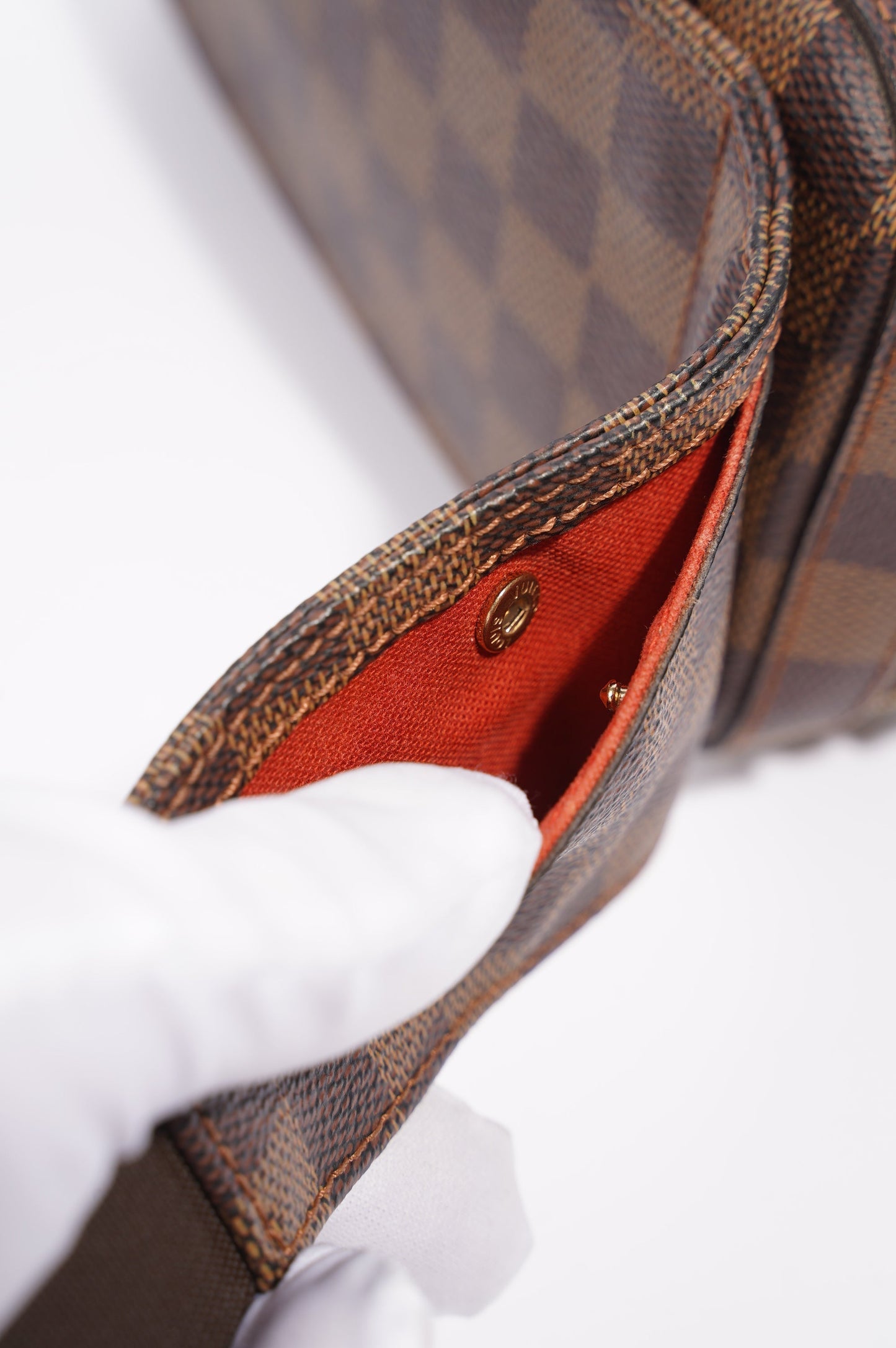 Louis Vuitton Womens Vintage Geronimos Damier Ebene