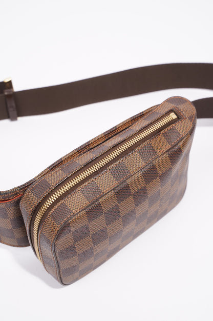 Louis Vuitton Womens Vintage Geronimos Damier Ebene