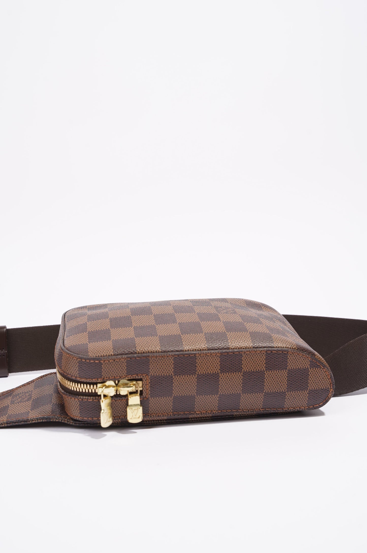 Louis Vuitton Womens Vintage Geronimos Damier Ebene