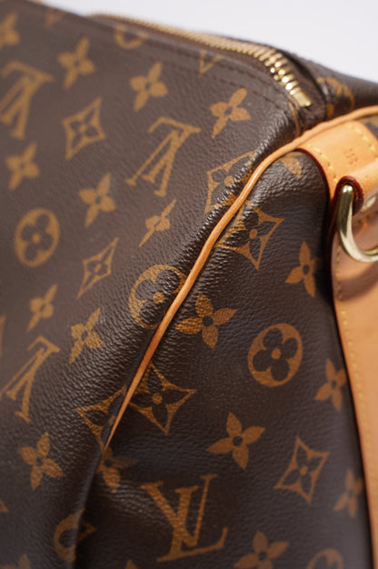 Louis Vuitton Womens Keepall Bandouliere Monogram 55