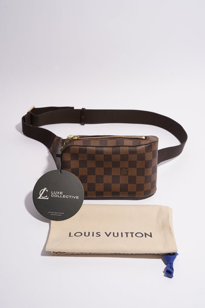 Louis Vuitton Womens Vintage Geronimos Damier Ebene
