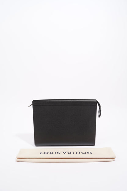 Louis Vuitton Mens Pochette Voyage Black MM